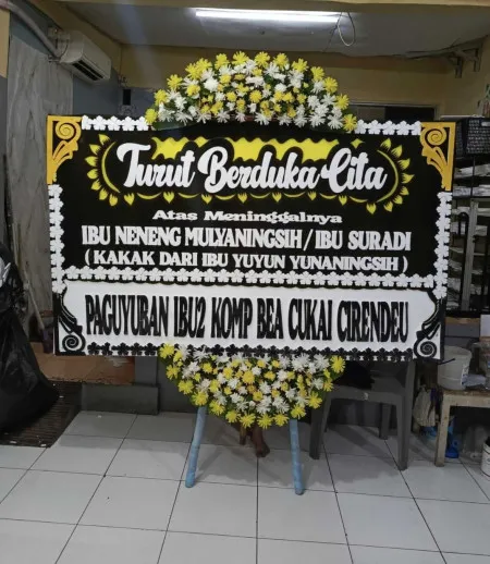 Papan Bunga Duka Sunter Jaya
